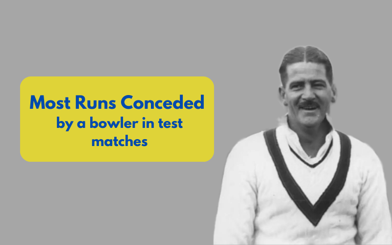 Most Runs Conceded by a Bowler in Test – For Single Innings